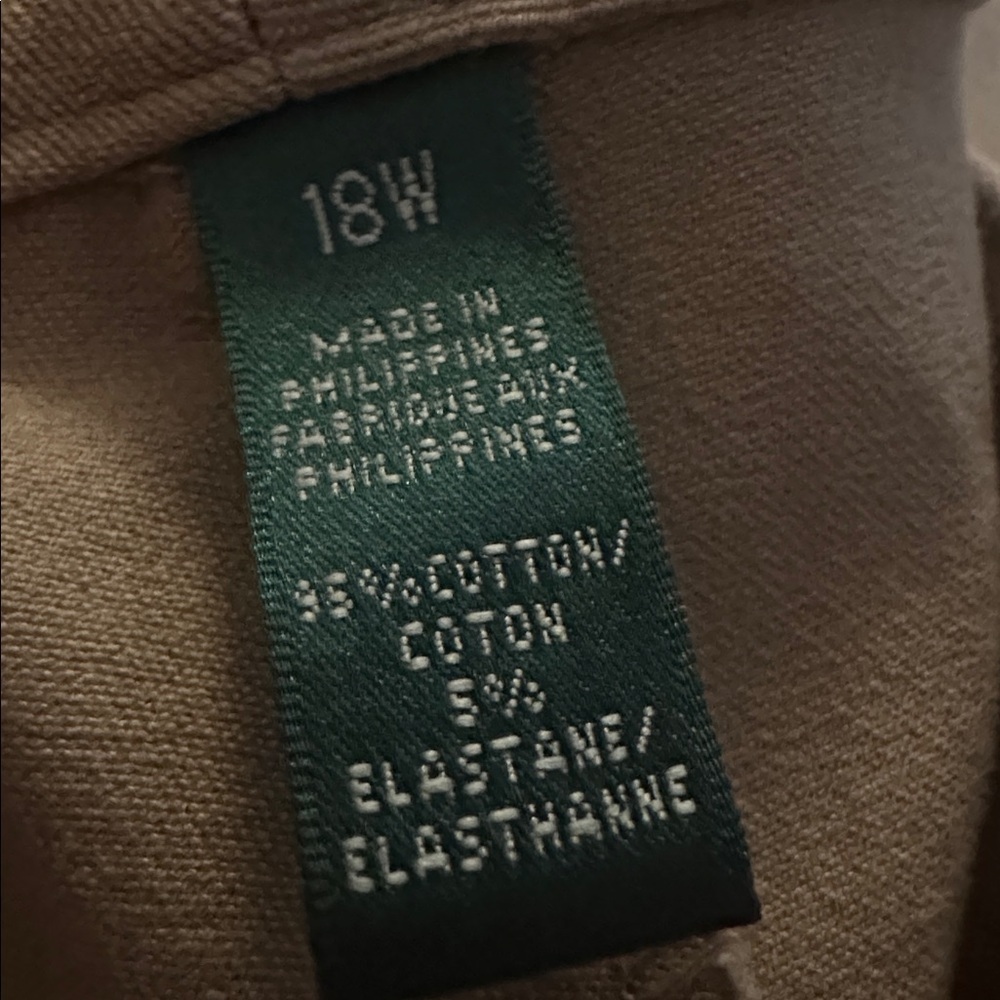 NWT Ralph Lauren Montecito Khaki Chinos - Picture 7 of 7